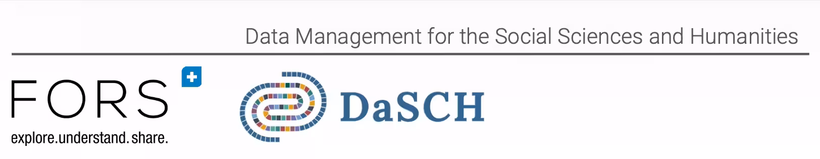 FORS-DaSCH webinar series: Data Management for the Social Sciences and Humanities